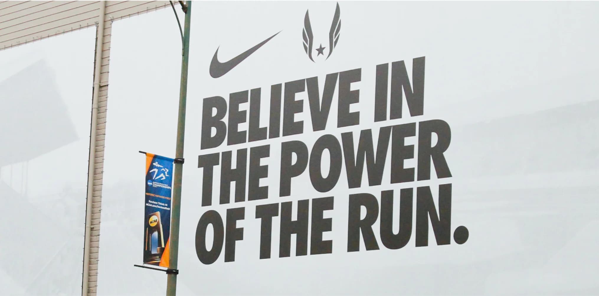 Sport advertisement from Nike